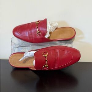 Gucci Princetown Leather Loafers